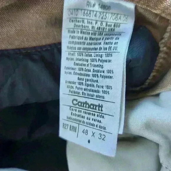 Carhartt Insulated Bib Over-Alls - Picture 7 of 8